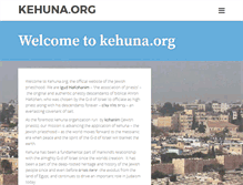 Tablet Screenshot of kehuna.org